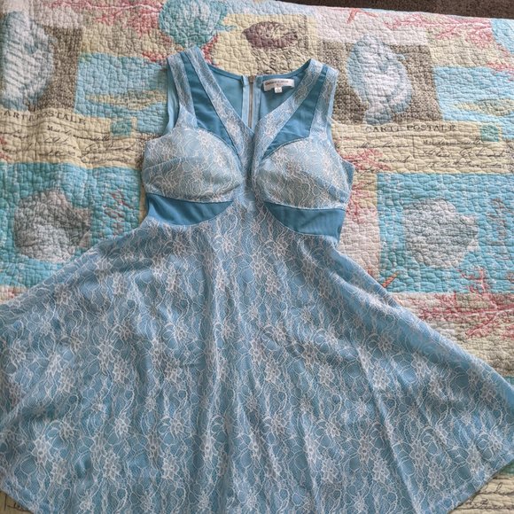 Lace mini dress - Picture 6 of 7